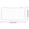 VidaXL Filet pour remorque avec corde élastique blanc 7x3,5 m PP 4012271