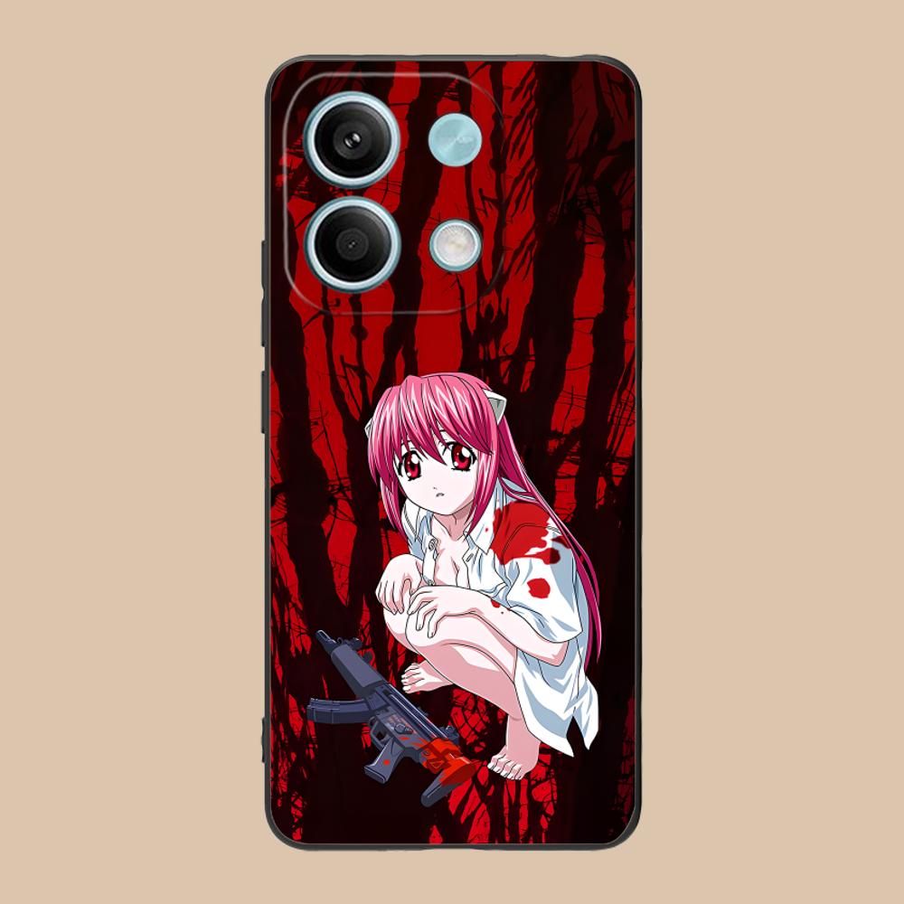 Elfen Lied Lucy Phone Case for POCO M6 M5 M4 M3 X7 X6 X5 X4 X3 F6 F5 F4 Pro GT 5G Colour Printing Cover Pretty Smartphone