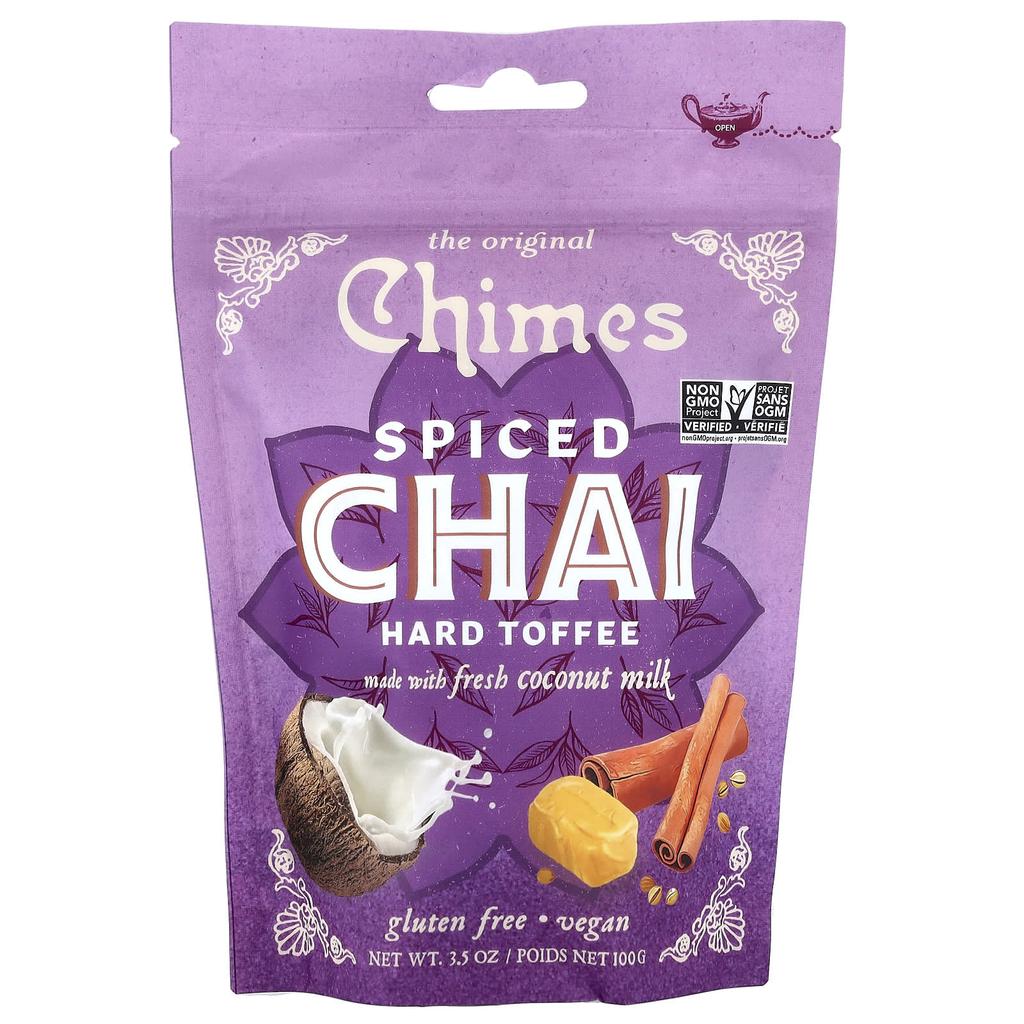 Chimes Spiced Chai, Hard Toffee, 100g (3.5oz)