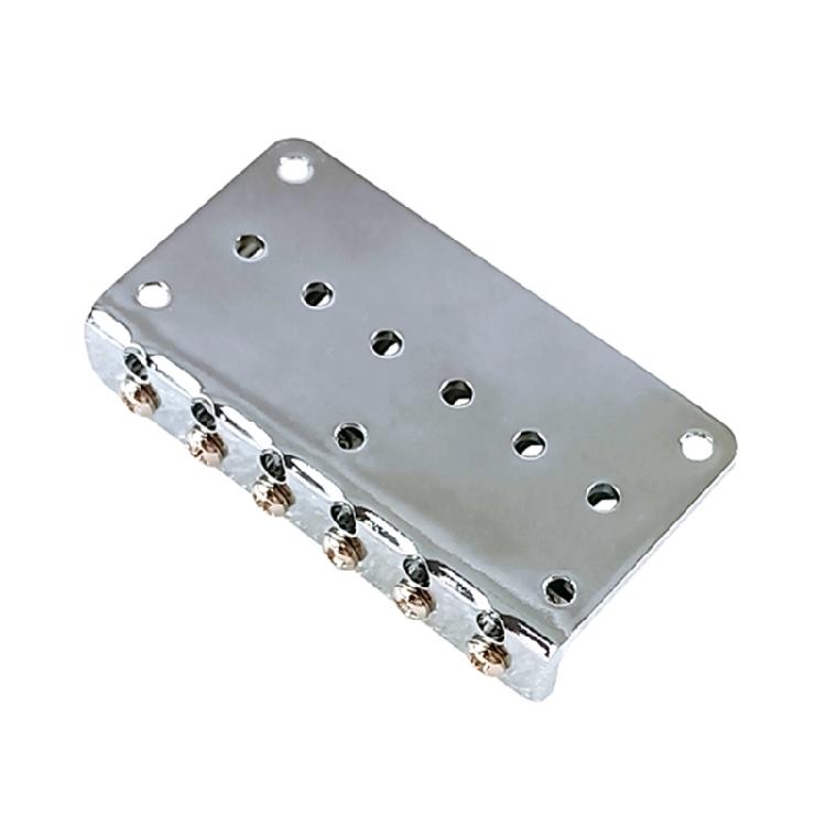 6 String Guitar Bridge Roller Tailpiece Hardtail Cigar Box with Mounting Screws