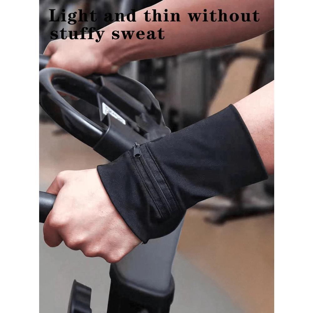 1pc Outdoor Sports Wrist Bag For Men And Women Cycling Fitness Arm Bag Elastic Comfortable Running Wristband Storage Bag For Travel Storage Bag