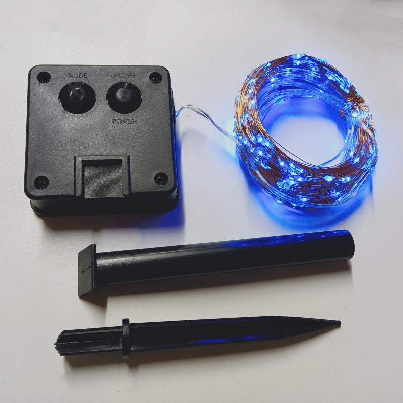 Solar-Powered LED Copper String Lights for Outdoors - Waterproof Starry Sky Christmas Decorations