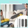 Extendable Feather Duster Brush Set With Telescopic Handle For Home Cleaning And Dust Removal