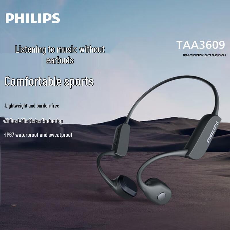 

Philips TAA3609 Bone Conduction Sports Headphones