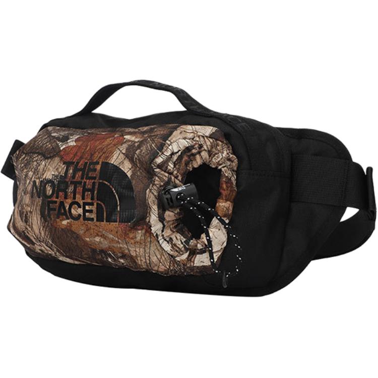 

The North Face 3.2L Bozer Hip Pack III - L Logo Print Zipper Closure Waist Bag Outdoor Unisex Hip Pack Wood-Grain-Green Black 52RW-0AR Wood Grain & Green & Black