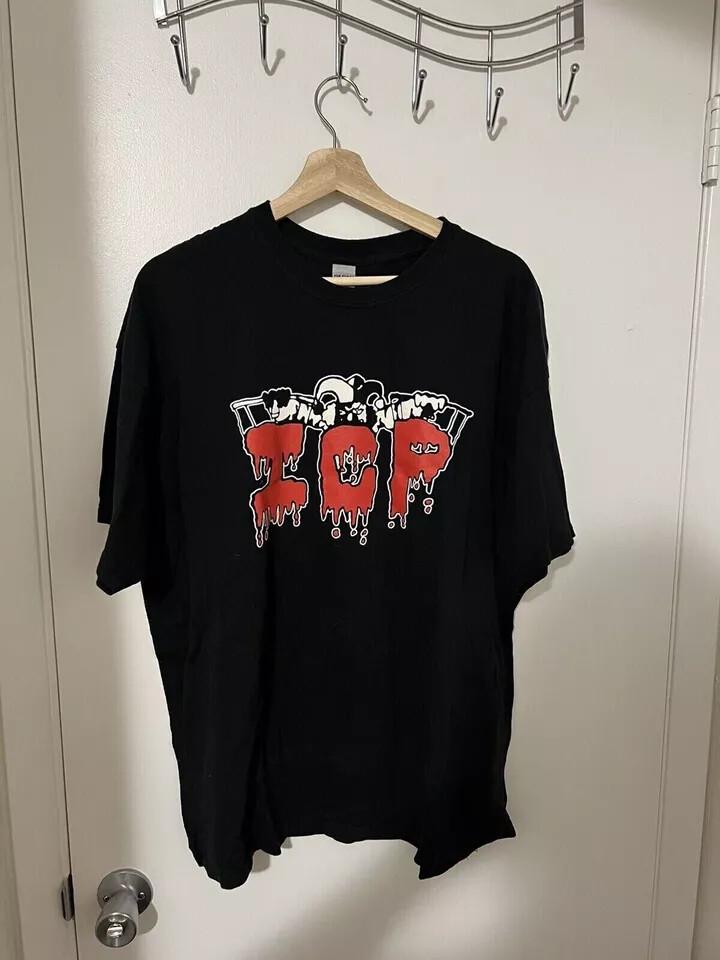 ICP Insane Clown Posse Собачьи Избиения Футболка Репринт Унисекс Футболка XXXL