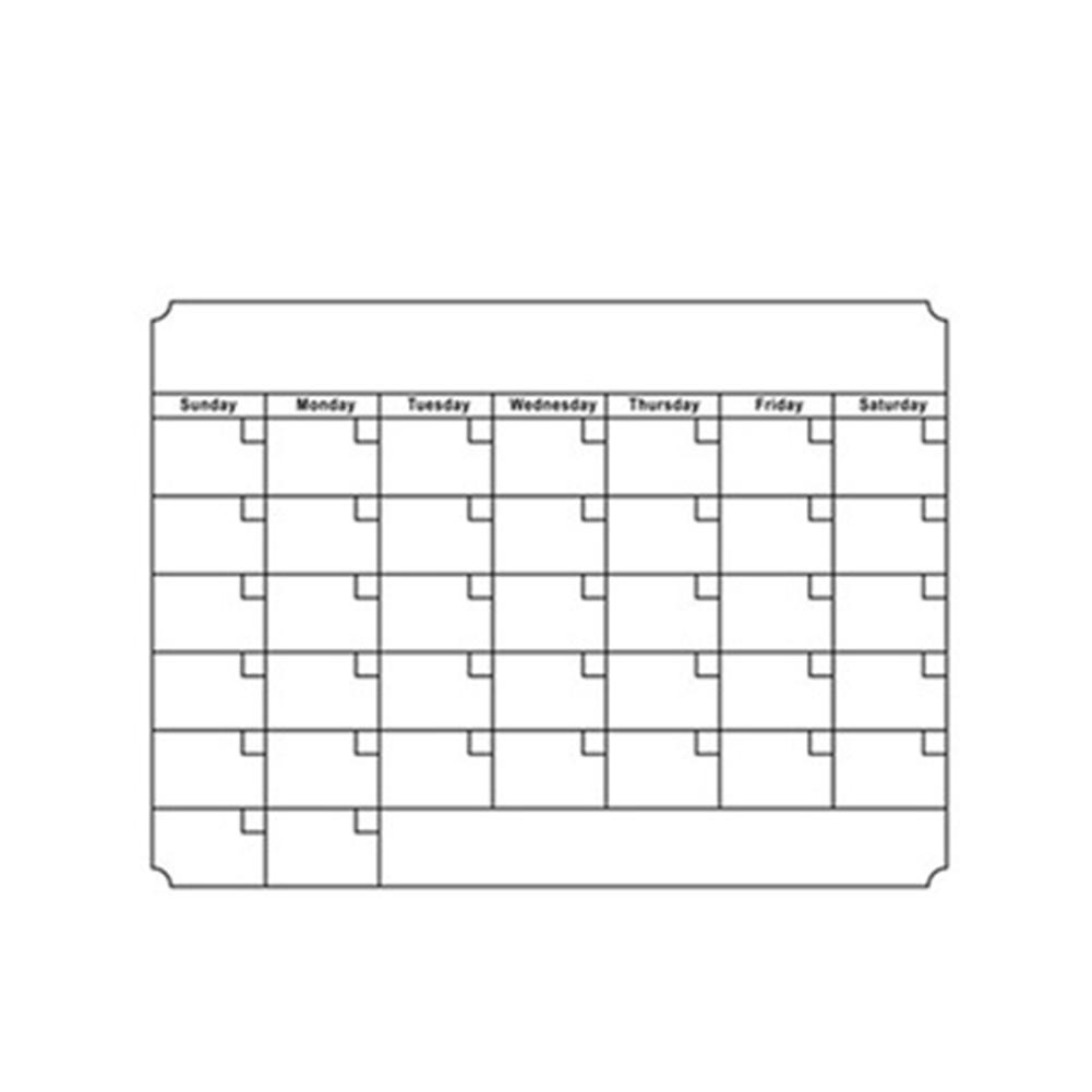 40*30cm Schwarz/Weiß Wasserdicht Zeichen Magnettafel Kühler Kühlschrankmagnet Notizblock
