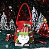 Large Knitted Santa Backpack Christmas Candy Doll Bag Decoration