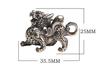 Mini Copper Kirin Feng Shui Dragon Interior Entryway Lucky Feng Shui Business Money Wealth Luck Figurine, Item, Figurine, Decoration, Charm, Charm,
