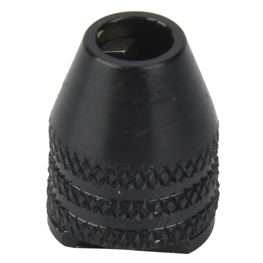 8mm Drei-Backen-Bohrfutter Spannzangenadapter Konverter für Elektroschrauber Bohrmaschine (Kurzer Schwanz)