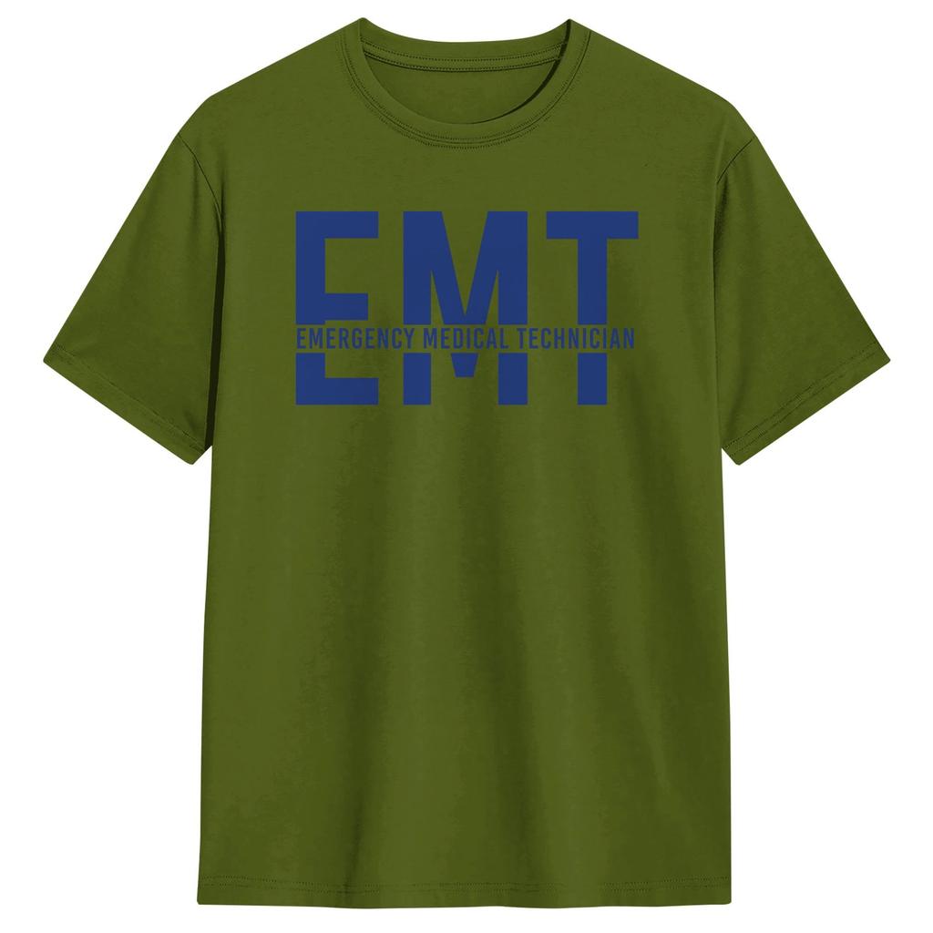 EMT Emergency medical T Shirt Summer  Y2K Retro T Shirts Cotton Harajuku Tee Shirt For Men Casual Tees