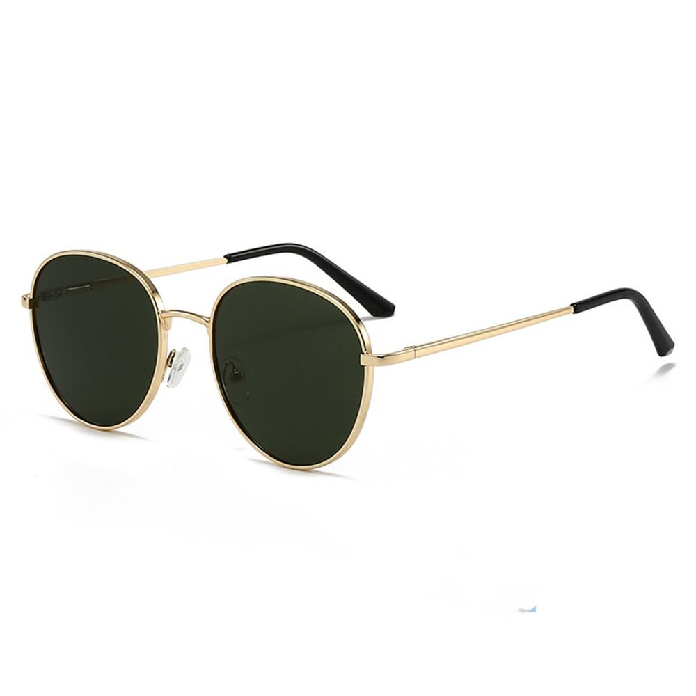 Eyewear Metal Frame Sunglasses Shades Round Sun Glasses For All-Season Unisex Casual