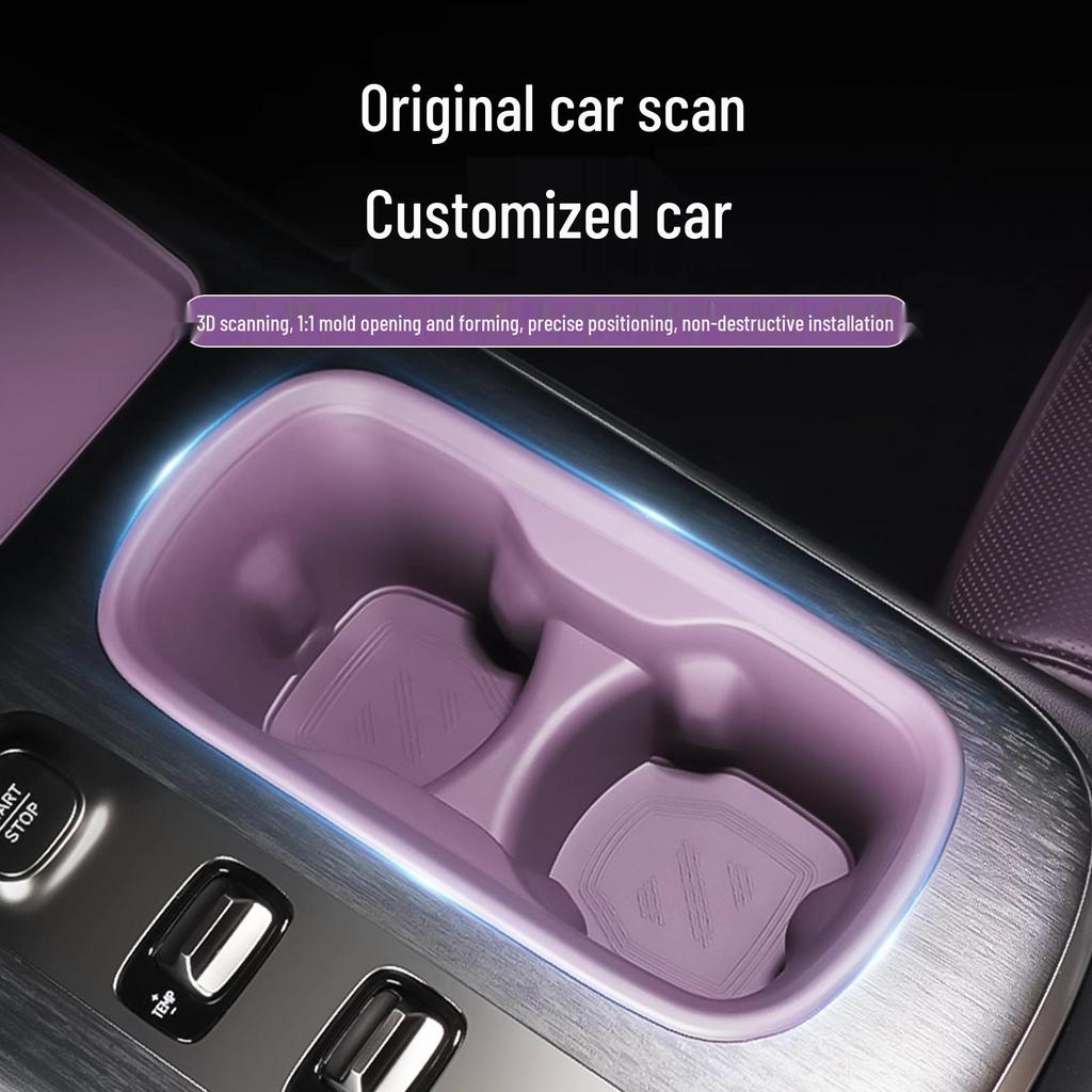 Xiaomi SU7 Wireless Charging Cup Holder Silicone Pad - Anti-slip Interior Protection