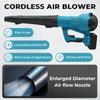 Mamidw 38000RPM Brushless Cordless Air Blower Handheld Leaf Jet Turbo Blower Power Tool For Makita 18V Battery
