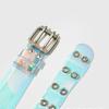 Eye Catching Waist Belt with Double Pin Buckle for Adult Clear Waist Belts for Women Coat Dress Adjustable Length