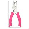 Paper Hole Punch, Hand Held Punch for Circle Holes, Heavy Duty Tool,