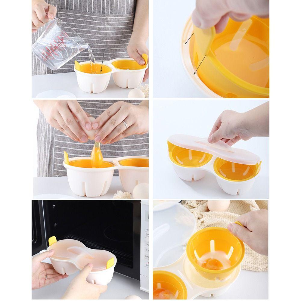 Kitchen Cooking Mold Egg Steamer Heat Resistant Steamed Egg Box Egg Boiler Maker Kitchen Gadgets