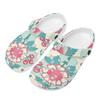 Women Men Art Printed EVA Yard Clogs Ventilated Soft Slip On Garden Yard Home Bathroom Casual Walking Summer Sandals Garden Wear