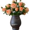 Luxury Xuanya Silk Rose Artificial Flowers - 3 Heads for Home Decor, Weddings, or Photography