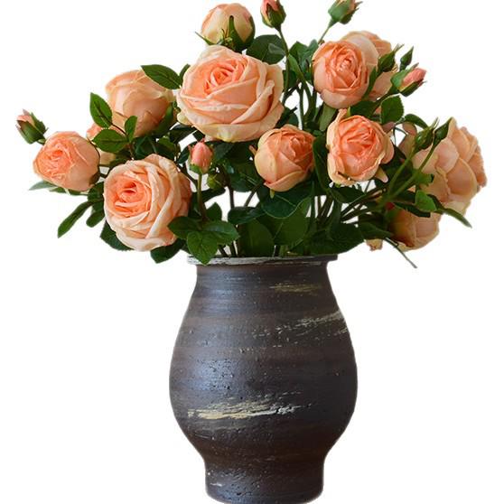 Luxury Xuanya Silk Rose Artificial Flowers - 3 Heads for Home Decor, Weddings, or Photography