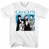 The Go Gos Group Shot White Adult T Shirt