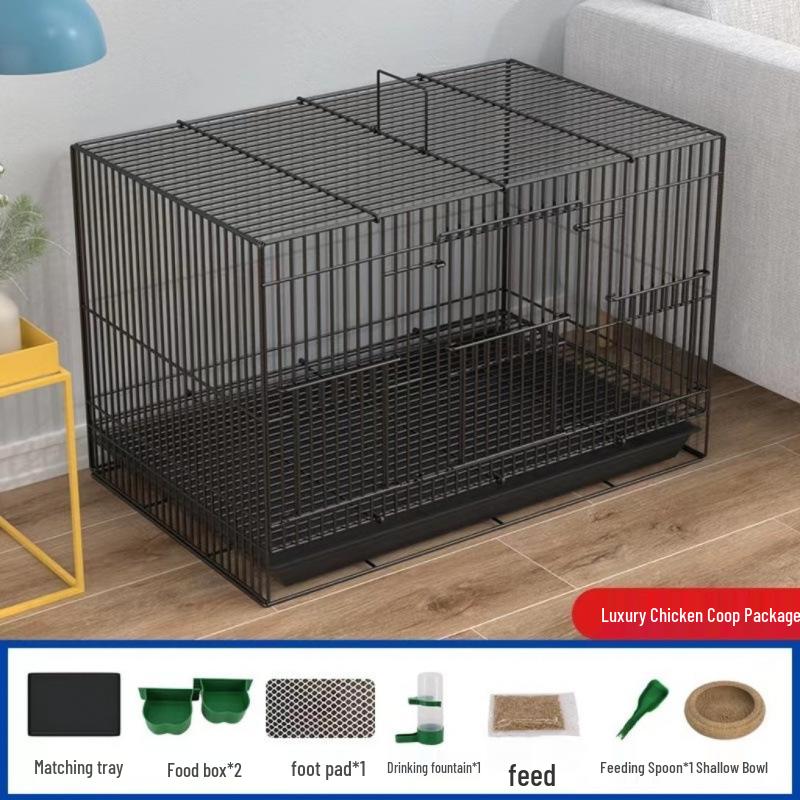 Extra Large Indoor Cage for Rabbits, Guinea Pigs, Hamsters, and Chinchillas with Toilet