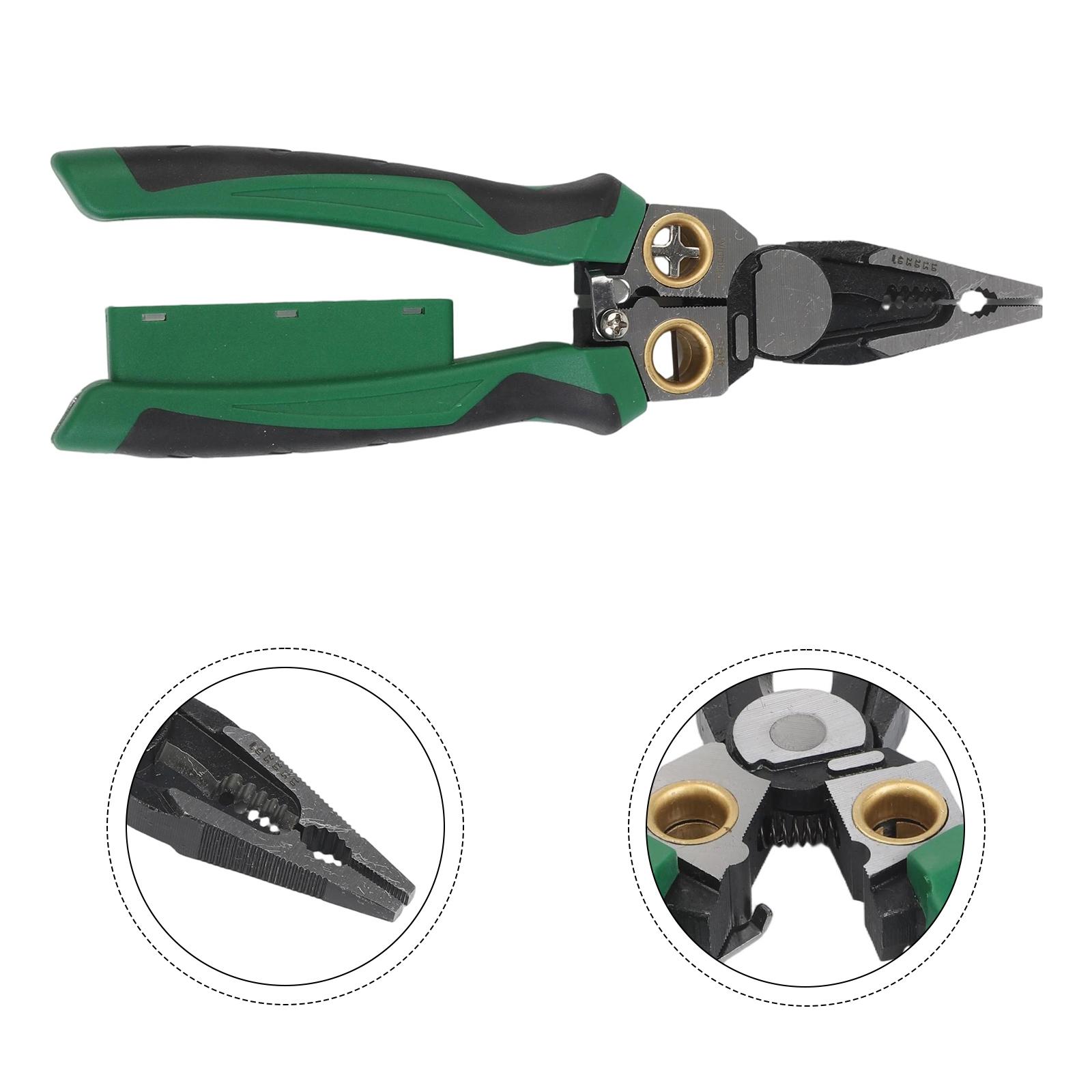 

Professional Electric Wire Stripper with Voltage Tester for Accurate Wire Cutting and Stripping Comfortable Grip