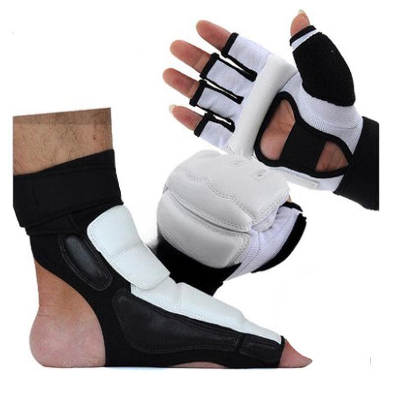 Taekwondo Half-Finger Gloves and Instep Protectors