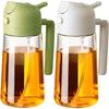 2-in-1 Olive Oil Dispenser & Sprayer – 16oz Food-Grade Bottle for Cooking,Salads & Frying –Leak-Proof,Precise Control,Easy Clean