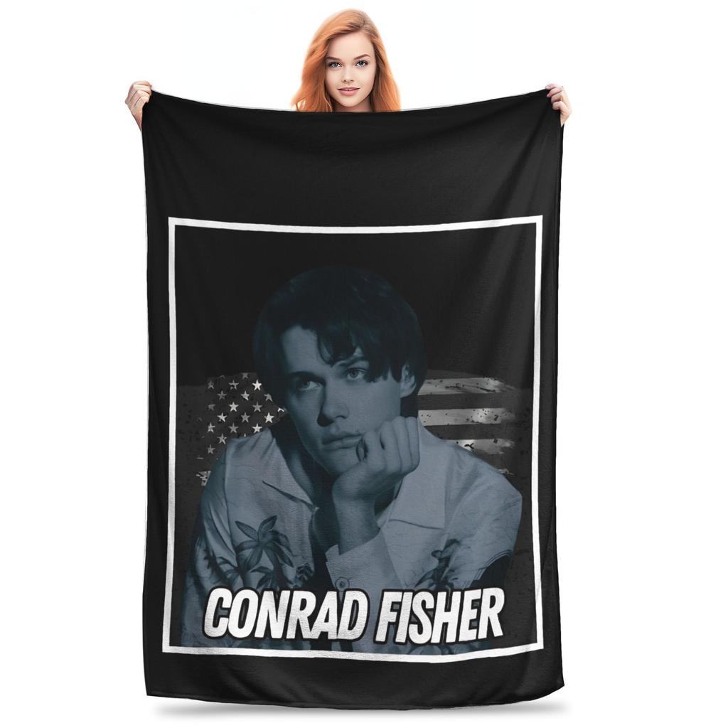 Girl Dinner Conrad Fisher 90er Der Sommer, in dem ich schön wurde Gestrickte Decke Flanell Weiche Überwurfdecken für Zuhause Couch Bett Teppich