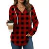 Women S V Neck Hooded Long Sleeve Casual Fall Sweatshirt