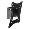 Space Saving Wall Bracket for Flat Screen Displays Providing Flexible Viewing Positions Through Tilt Adjustment