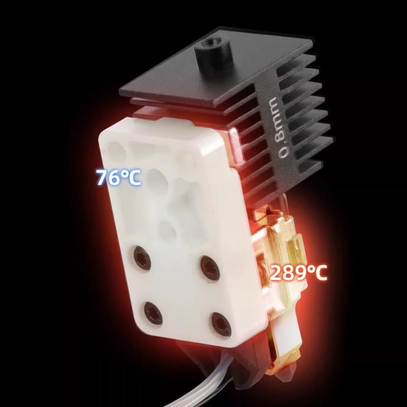 Bloc de încălzire pentru imprimantă 3D P2S Ansamblu de încălzire Bloc ceramic de izolație termică Zirconiu Componentă de încălzire