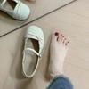 Soft-soled Mary Jane Small Leather Shoes Autumn French Beanie Shoes Ins Student Niche Flat-soled Evening Single Shoes