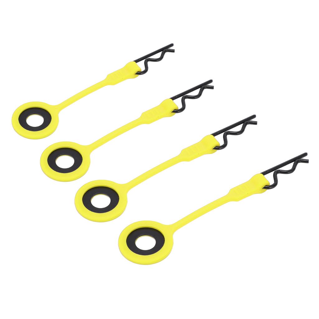 4PCS RC klipy na karoserii RC automobilu, pevné klipy, držák, silikonový kov, univerzální pro 110