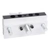 Self Centering Dowel Jig Kit Drill Guide Jig Block for Straight Holes with Bushings Woodworking Adjustable Width