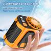 Personal Waist Portable Rechargeable Fan, 3 Speeds 5300RPM Airflow, Wearable Belt Fan for Outdoor, Construction Site, Farm, Travel, Fishing