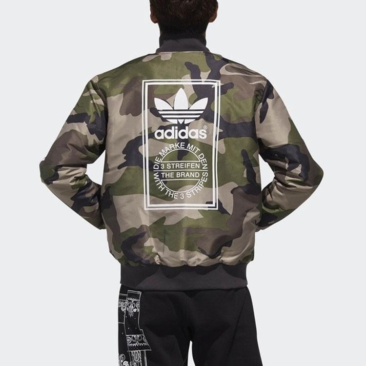 adidas originals REV Jacket Camouflage reversible Sports Black Men's DX4219
