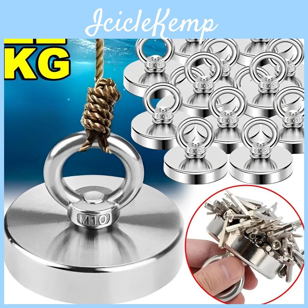 1pcs Strong Magnet Neodymium Super Pot Fishing Salvage Magnets Powerful Magnet Hook Super Powerful Neodymium Magnets Strong Magnetic