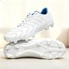 Unisex AG/FG Soccer Shoes for Adults, Premium PU Synthetic Leather, TPU Long Studs, Anti-slip, Designed for Maximum Performance