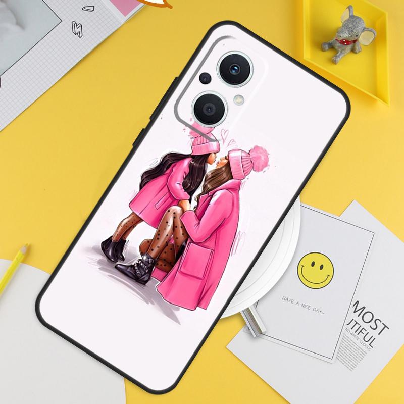 Baby Mom Daughter Girl Son Dad For OPPO Reno 12F 14F 13F 11F 10 11 12 13 14 Pro 7 8 Lite 8T OPPO Find X6 X5 X8 X9 Pro Case