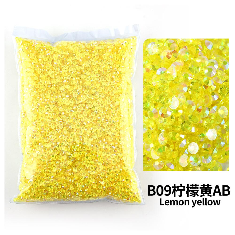 Wholesale Bulk Resin Rhinestone Jelly Color AB transparent AB 2mm,3mm,4mm,5mm,6mm Facets FlatBack Nail Art Garment Decoration