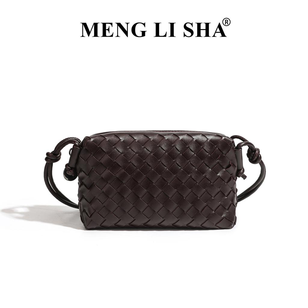 Borsa Intrecciata Fatta a Mano, Nuova Versatile Borsa Quadrata Piccola, Mini Borsa per Telefono, Borsa a Spalla Singola a Tracolla Casual e Semplice