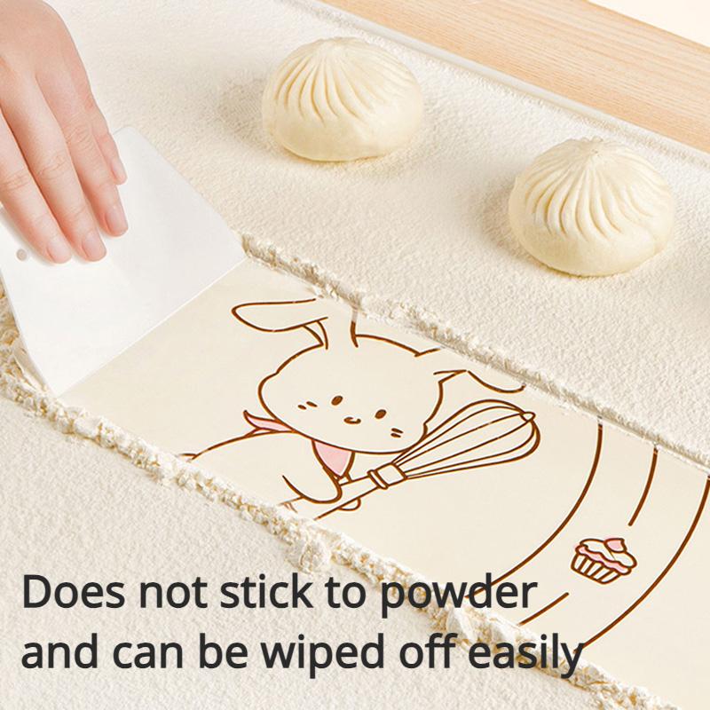 Zackoo Silicone Kneading Mat Foodgrade Thickened Large Household Panel Backing Dough Rolling Dumpling Pad Plastic Chopping Board