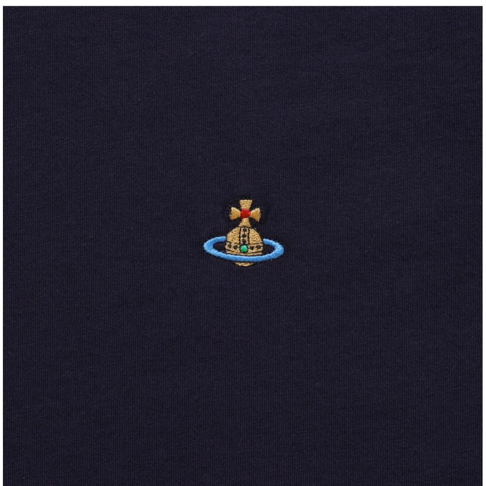 Vivienne Westwood 3g010013 J001m K410 Orb Mit Logo-Stickerei Öffentliches Kurzarm-T-Shirt