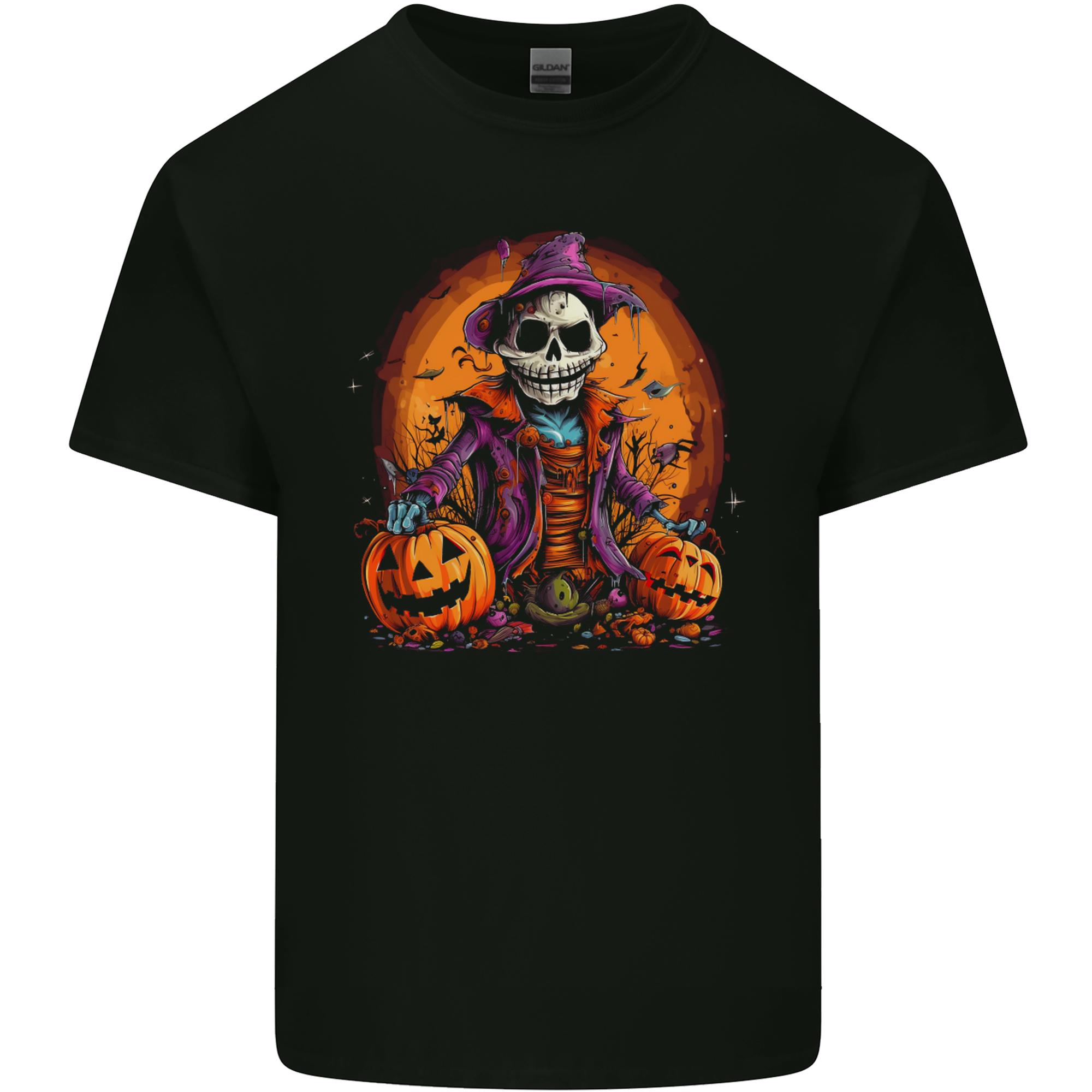 Jack Skeleton Halloween Skull Unisexs Light Cotton TShirt S