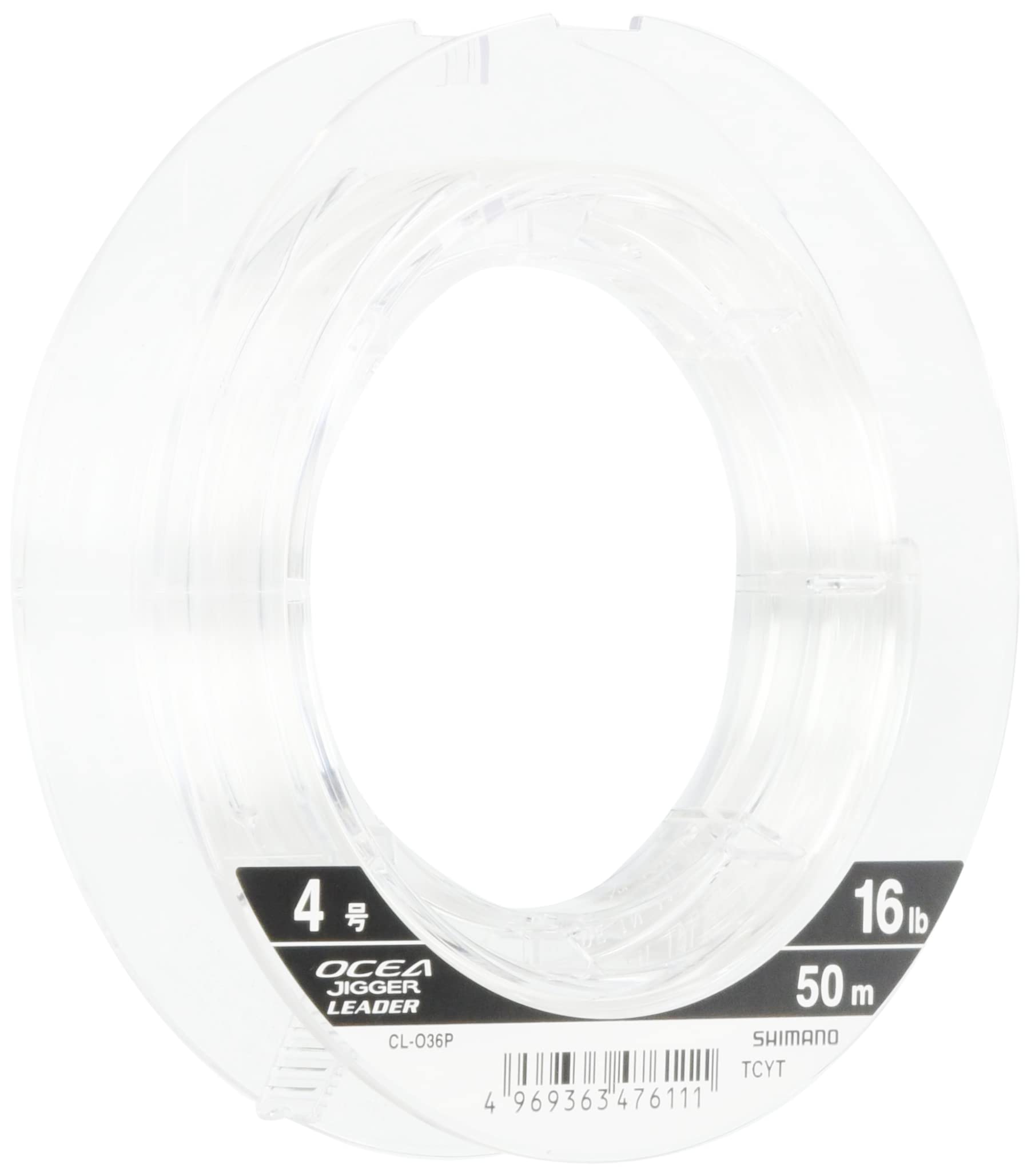 

Shimano Shock Leader Ocea Jigger Master Fluorocarbon 50m 16lb Pure Clear Fishing Line 4.0 CL-O36P