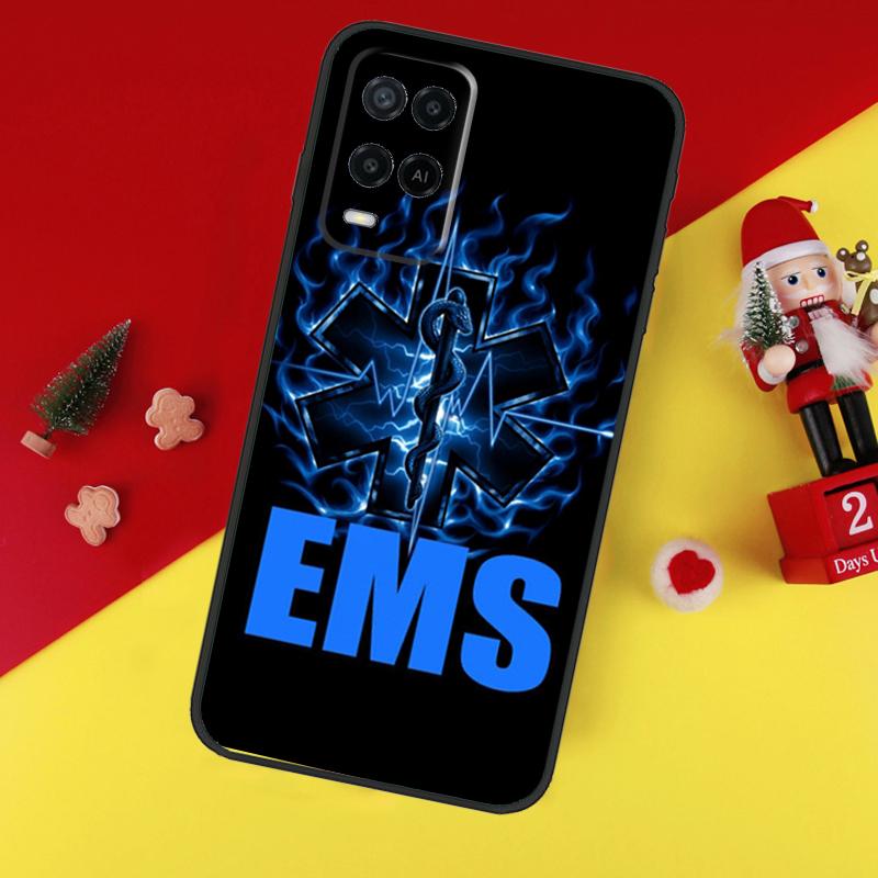 EMT EMS Medical Rescue Case For Oppo A38 A18 A58 A78 A98 A74 A94 A54 A80 A60 A40 A96 A76 A16 A15 A17 A57 A5 A6 Pro