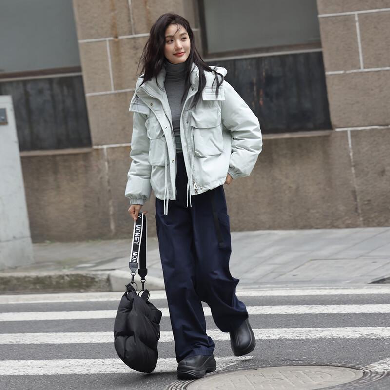 Demana Youthful Durable Women's Hooded Down Jacket
