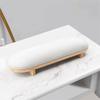 Non-slip Manicure Hand Pillow Wood Stand Nail Hand Holder Nail Art Hand Cushion  Manicure Table